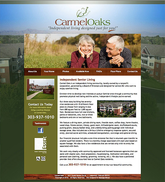 Carmel Oaks Independent Living Community in Colorado